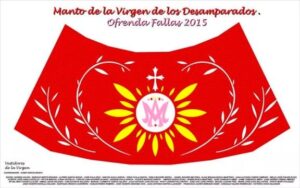 manto ofrenda virgen fallas valencia