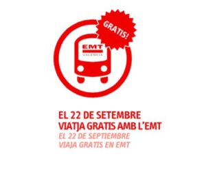 emt metro gratis dia sin coches valencia