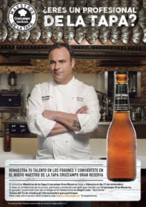 maestro de la tapa cruzcampo gran reserva