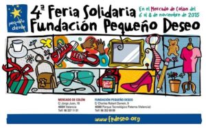 cartel feria solidaria pequeño deseo