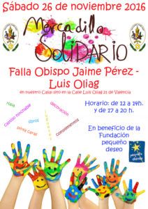 Cartel Mercadillo Solidario