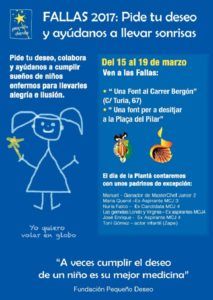 Cartel Fallas pequeño deseo
