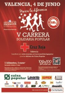 carrera cruz roja valencia cartel