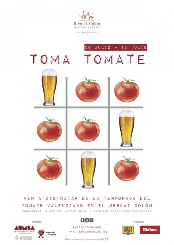 Toma tomate: el Mercado Colón dedica una semana al tomate valenciano valencia