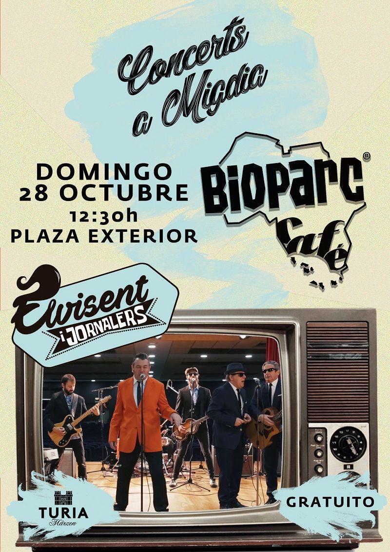 Concierto gratuito en la terraza de BIOPARC Café valencia