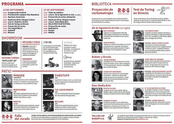 ROS Fest 2018, Maratón de Robótica, Cine y Comunicación 4 ROS Fest 2018, Maratón de Robótica, Cine y Comunicación valencia
