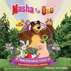 masha y el oso rescate en el circo