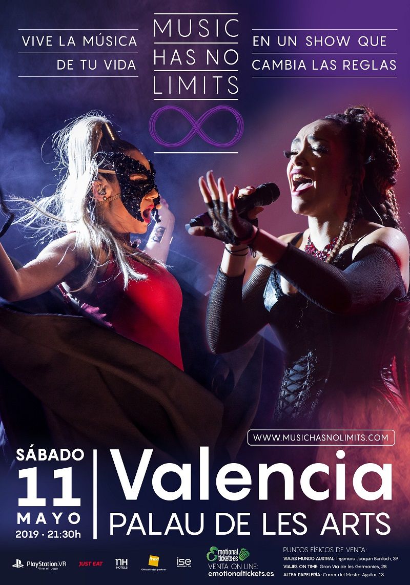Music Has No Limits, el show más innovador del mundo de la música 2 Music Has No Limits, el show más innovador del mundo de la música valencia