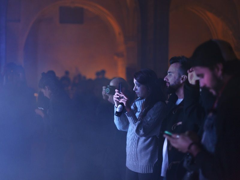 Gran espectáculo de luces y sonido en La Nau valencia