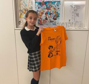 Camiseta solidaria fallera a beneficio de Casa de la Caridad valencia