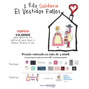 Rifa Fallera Solidaria a beneficio de la Casa Ronald valencia