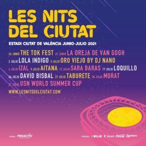 Conciertos en 'Les Nits del Ciutat' valencia