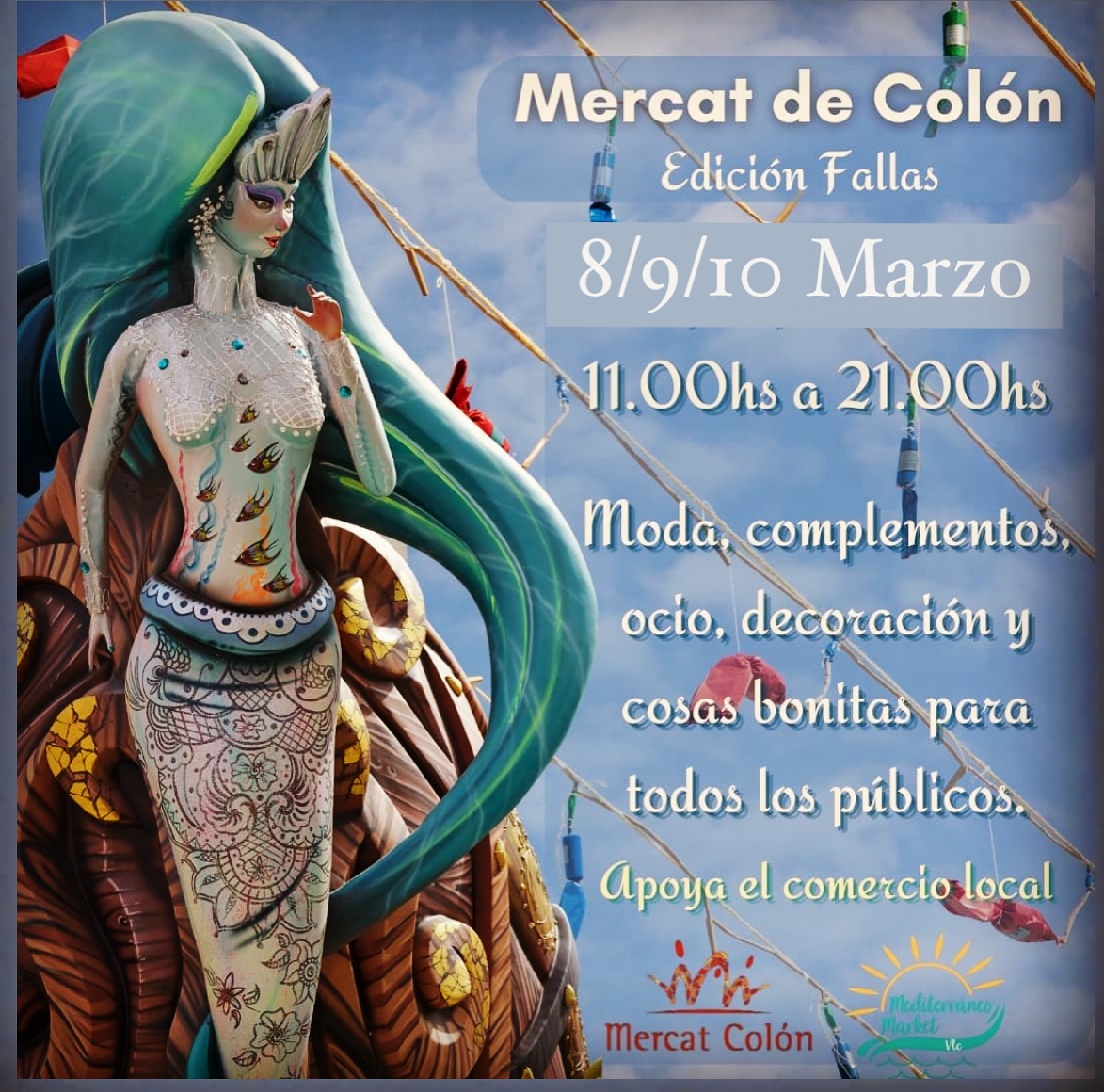 Mercados en las Fallas 2024 valencia
