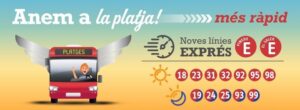 Servicio especial de la EMT 2023 a las playas de Valencia valencia