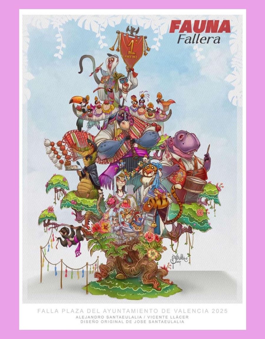 Así serán las Fallas 2025 de la Plaza del Ayuntamiento valencia
