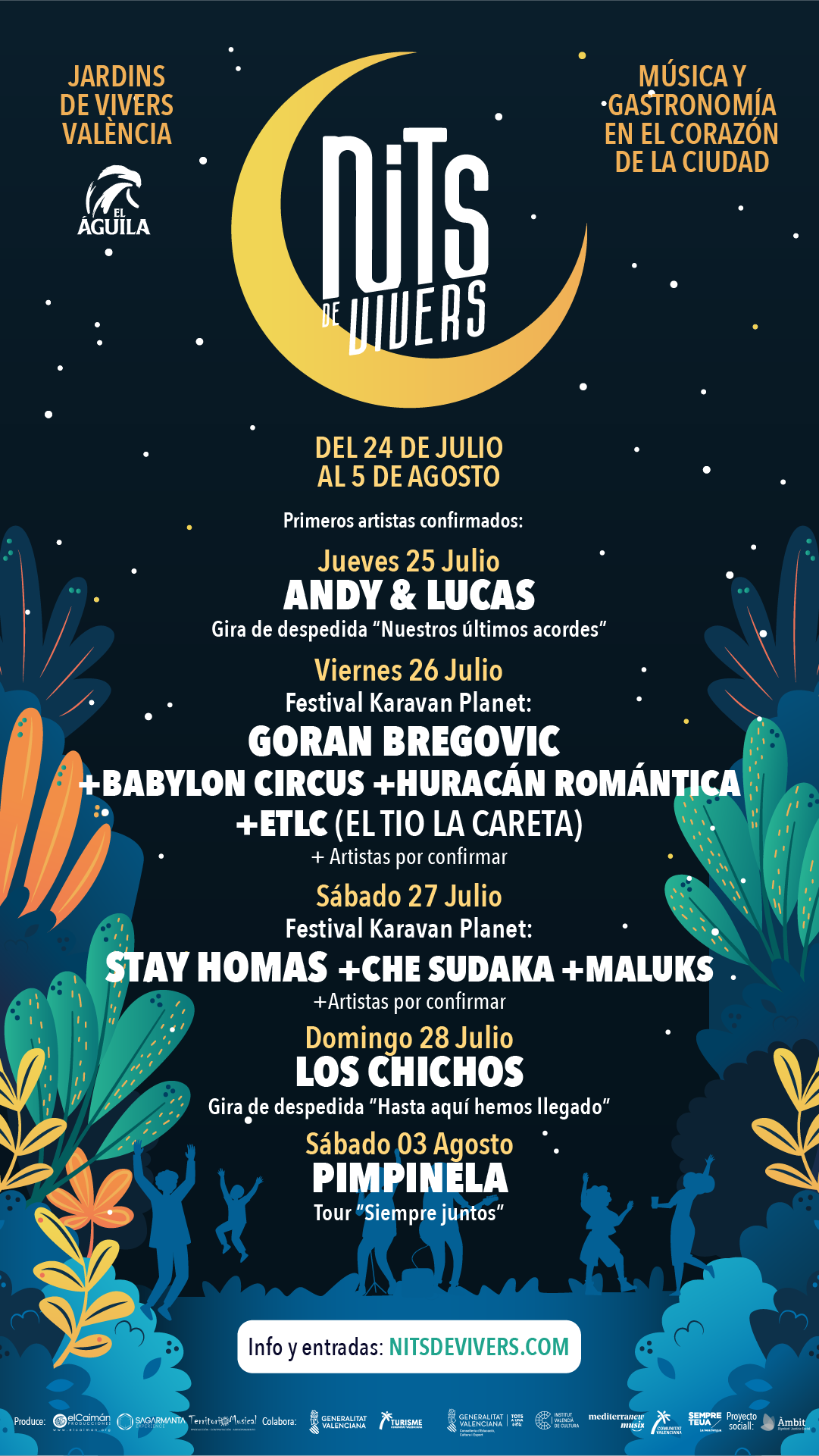 Nits de Vivers, música en las noche de verano de Valencia 4 Nits de Vivers, música en las noche de verano de Valencia valencia