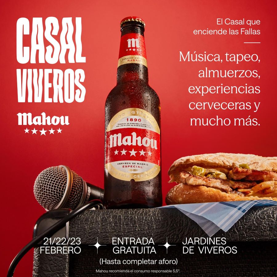 Casal Viveros Mahou inaugura el primer gran encuentro fallero 9 Casal Viveros Mahou inaugura el primer gran encuentro fallero valencia