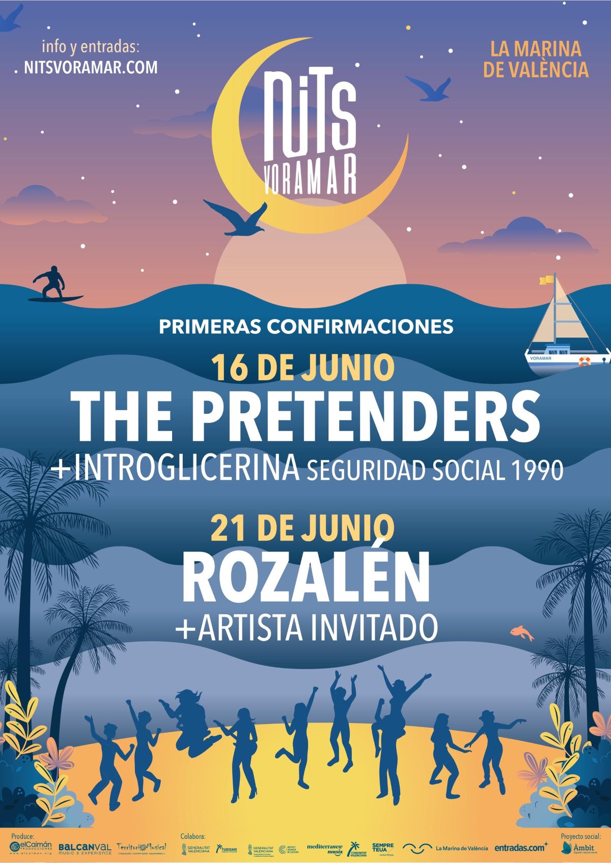 Ciclo de conciertos Nits Voramar valencia