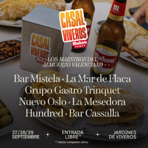Casal Viveros Mahou, música, ocio y el 'esmorzar' más grande del mundo valencia