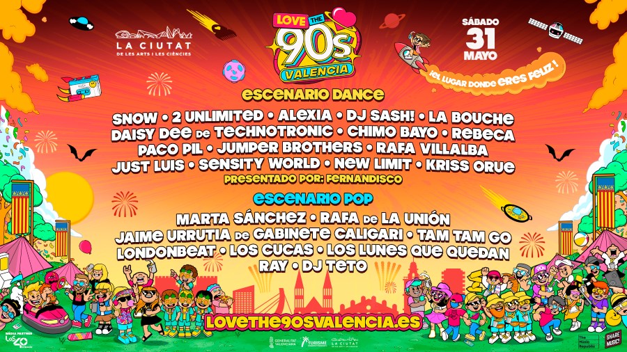 Love The 90’s, el legado de toda una generación 5 Love The 90’s, el legado de toda una generación valencia