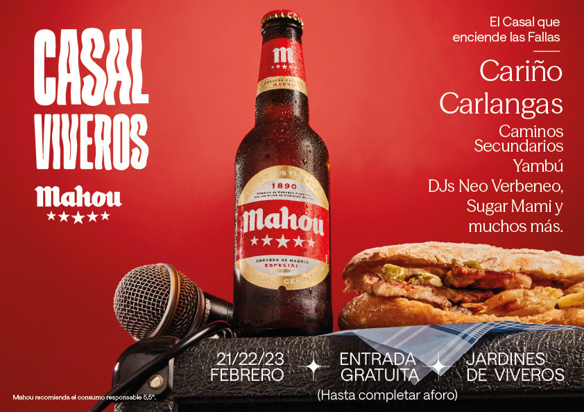 Casal Viveros Mahou inaugura el primer gran encuentro fallero 7 Casal Viveros Mahou inaugura el primer gran encuentro fallero valencia